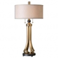 Uttermost Selvino 2-light Brushed Brass Table Lamp (As Is Item)