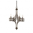 Savoy House Licton Bronze Metal 4-light Chandelier