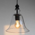 Marlowe 1-light Adjustable Cord 8-inch Clear Glass Edison Pendant with                          Bulb