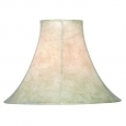 Design Match 15-inch Tan Faux Leather Bell Shade