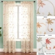 Fleur Rod Pocket 108-inch Curtain Panel