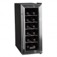 Koldfront TWR121 10 Inch Wide 12 Bottle Wine Cooler with Slim Fit and Thermoelectric Cooling