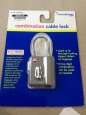 Travel Smart Gray Travel Sentry 3-dial Luggage Cable Lock - Open Package
