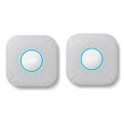 Nest Protect 2nd Gen Wired Smoke and Carbon Monoxide Alarm, White - 2-Pack