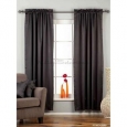 Black Rod Pocket 90% blackout Curtain / Drape / Panel - Piece