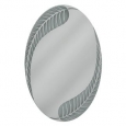 Headwest Palm Leaf Oval Wall Mirror