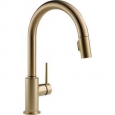 Delta Trinsic Single Handle Pull-Down Kitchen Faucet 9159-CZ-DST Champagne Bronze