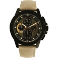 Michael Kors Men's Ryker MK8520 Black Leather Quartz Fashion Watch