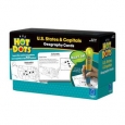 Educational Insights Hot Dots Geography Cards - U.S. States & Capitals