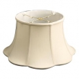 Royal Designs 6-Way Out Scallop Bell Basic Lamp Shade, Beige, 13 x 19 x 11.25 (As Is Item)