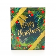 Paper Magic Merry Christmas Holly Box Gift Card Holder, Multi-Colored
