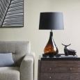 Madison Park Mercer Black Table Lamp with Cone Shade