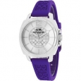 Coach Women's 14502091 Boyfriend Round Purple Rubber Strap Watch