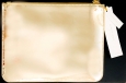 West Emory Mirror Pouch Golden Shiny Reflective Metallic Gold Color Zip Bag