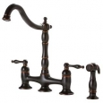 Premier 120344LF Charlestown Kitchen Faucet Double Handle with Side Spray