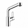 Hansgrohe 04703 Talis Loop Single Handle Pull-Out Spray Kitchen Faucet with Lock