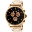 Nixon Men's Sentry Chrono A3861932 Rose-Gold Stainless-Steel Diving Watch