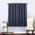 Aurora Home Star Struck Grommet Top 63-inch Thermal Insulated Blackout Curtain Panel Pair - 52 x 63