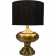 Hutchence Table Lamp with Brass Finish Iron Base (As Is Item)