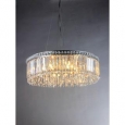 Crystal Pendant Lamp with Chrome Finish