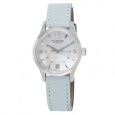 Swiss Army Women's V241661 'Alliance' Mother of Pearl Dial Light Blue Leather Strap Swiss Quartz Watch