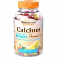 Sundown Naturals Calcium with Vitamin D3 Peach Banana Cherry 50 Gummies