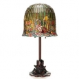 River of Goods Tiffany Style Pond Lily Stained Glass Table Lamp