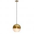 Catalina 19966-001 9-inch Antique Brass Ombre Glass Orb Pendant