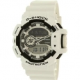 Casio Men's G-Shock GA400-7A White Plastic Quartz Sport Watch