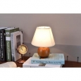 Wooden Cube Table Lamp