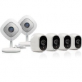 Arlo Smart Security System with 4 Arlo and 2 Arlo Q Cameras (VMK3500)