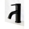Black Single Handle Bathroom Faucet with Pop-up Drain