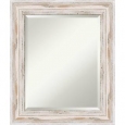 Bathroom Mirror Medium, Alexandria White wash 21 x 25-inch