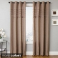 Softline Carry Pleated Gromment Top Curtain Panel (As Is Item)