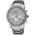 Akribos XXIV Men's Diamond Accent Quartz Chronograph Bracelet Watch