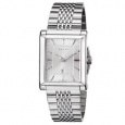 Gucci Men's YA138403 'Timeless' Silver Dial Stainless Steel Bracelet Quartz Watch