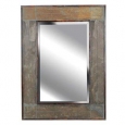 Kenroy Home 60089 White River Beveled Rectangular Mirror