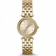Michael Kors Women's MK3295 Mini Darci Round Gold-tone Bracelet Watch