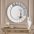 Josiah Round Wall Mirror by Christopher Knight Home