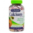 Vitafusion Calcium Creamy Swirled Fruits 500 mg - 100 Gummies