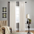 Grand Luxe Gotham 100-Percent Linen Rod Pocket Curtain Panel