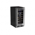 Marvel MP15WS 15 Inch Tall High Efficiency Single Zone Wine Cellar with Integrat