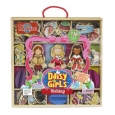 Daisy Girls Holiday Deluxe Set of 3 Dress-Up Dolls