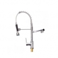 Kitchen Swivel Spout One Handle Sink Faucet Pull Down Spray Mixer Tap
