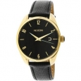 Nixon Women's Bullet Leather A473513 Gold Japanese Quartz Fashion Watch