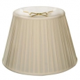 Royal Designs Empire English Pleat Basic Lamp Shade, Eggshell (As Is Item)