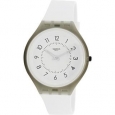 Swatch Skinclass SVUM101 White Silicone Japanese Quartz Fashion Watch