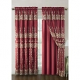 VCNY Darius Curtain Panel with Attached Valance and Satin Backing