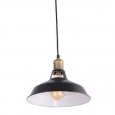 Vintage industrial edison matte black pendant lamp light with dome                          shade