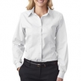 Easy-Care Women's Broadcloth White Shirt